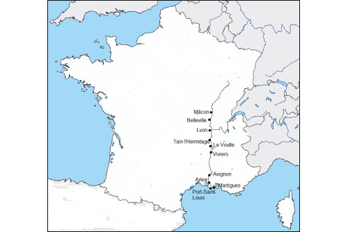 Croisière sur le Rhône et la Saône