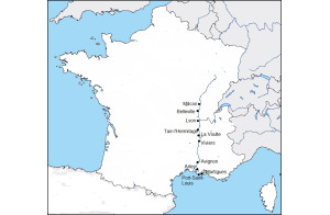 Croisière sur le Rhône et la Saône