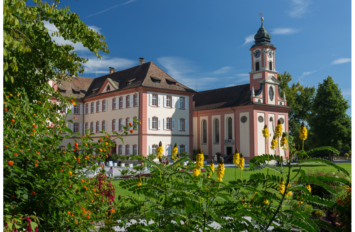 Le lac de Constance  et l’île aux fleurs de Mainau, orchidées et tulipes