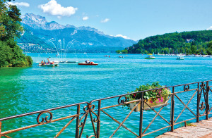 Fleurs en fêtes à Morges  sur le lac Léman et Annecy