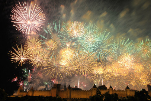 CARCASSONNE FEUX D'ARTIFICE...
