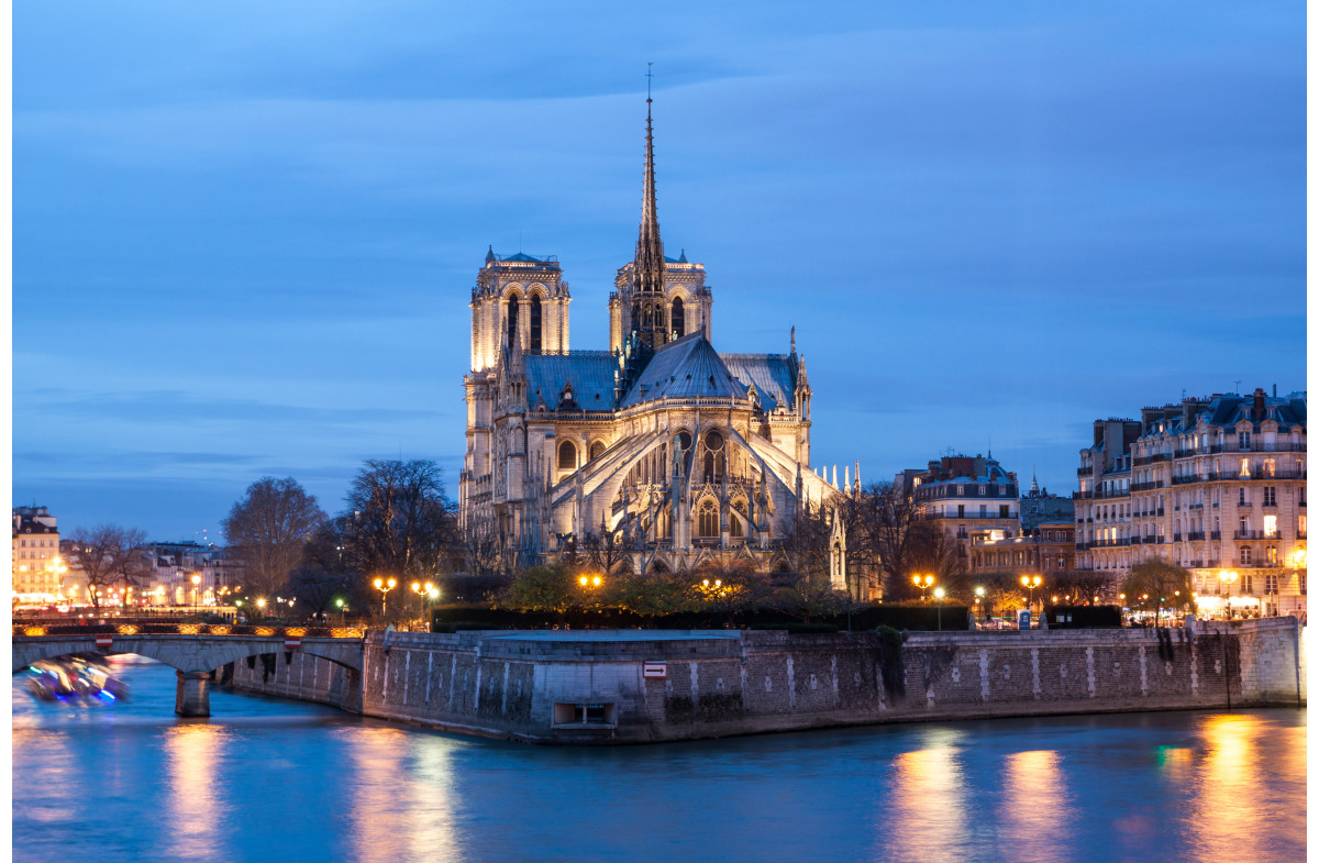 Illuminations de Paris, Notre Dame, Marché de Noël