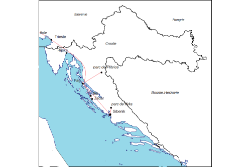 Beautés de Dalmatie, Séjour à l'Ile de Pag