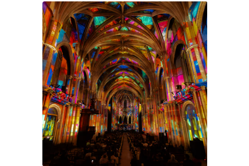 Cathédrale De Bordeaux : Son et Lumière Luminiscence