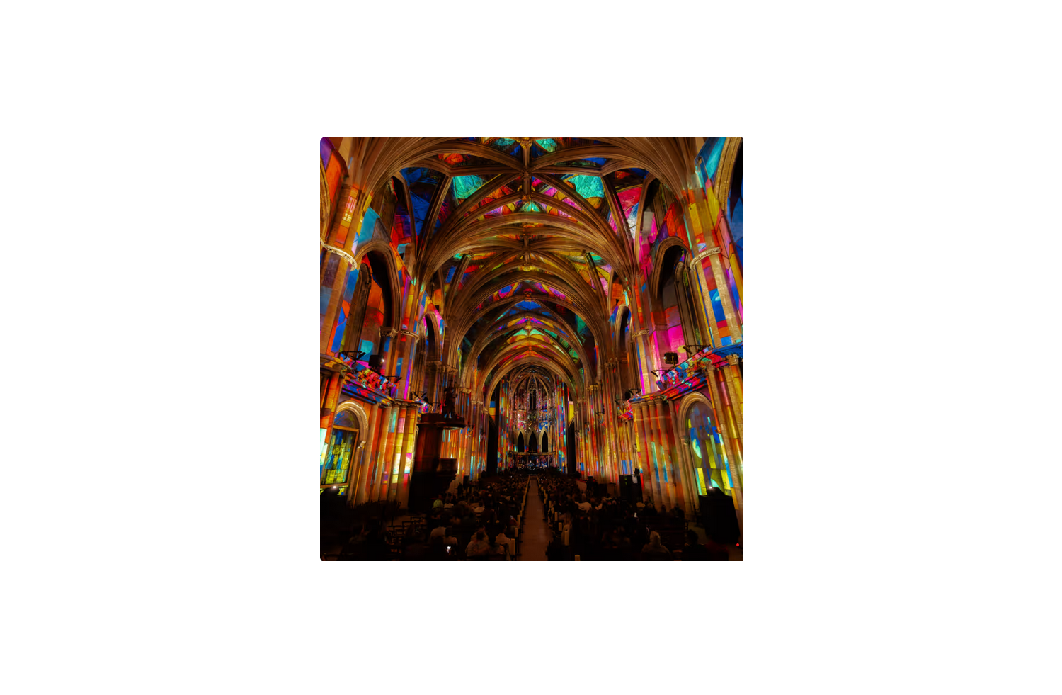 Cathédrale De Bordeaux : Son et Lumière Luminiscence