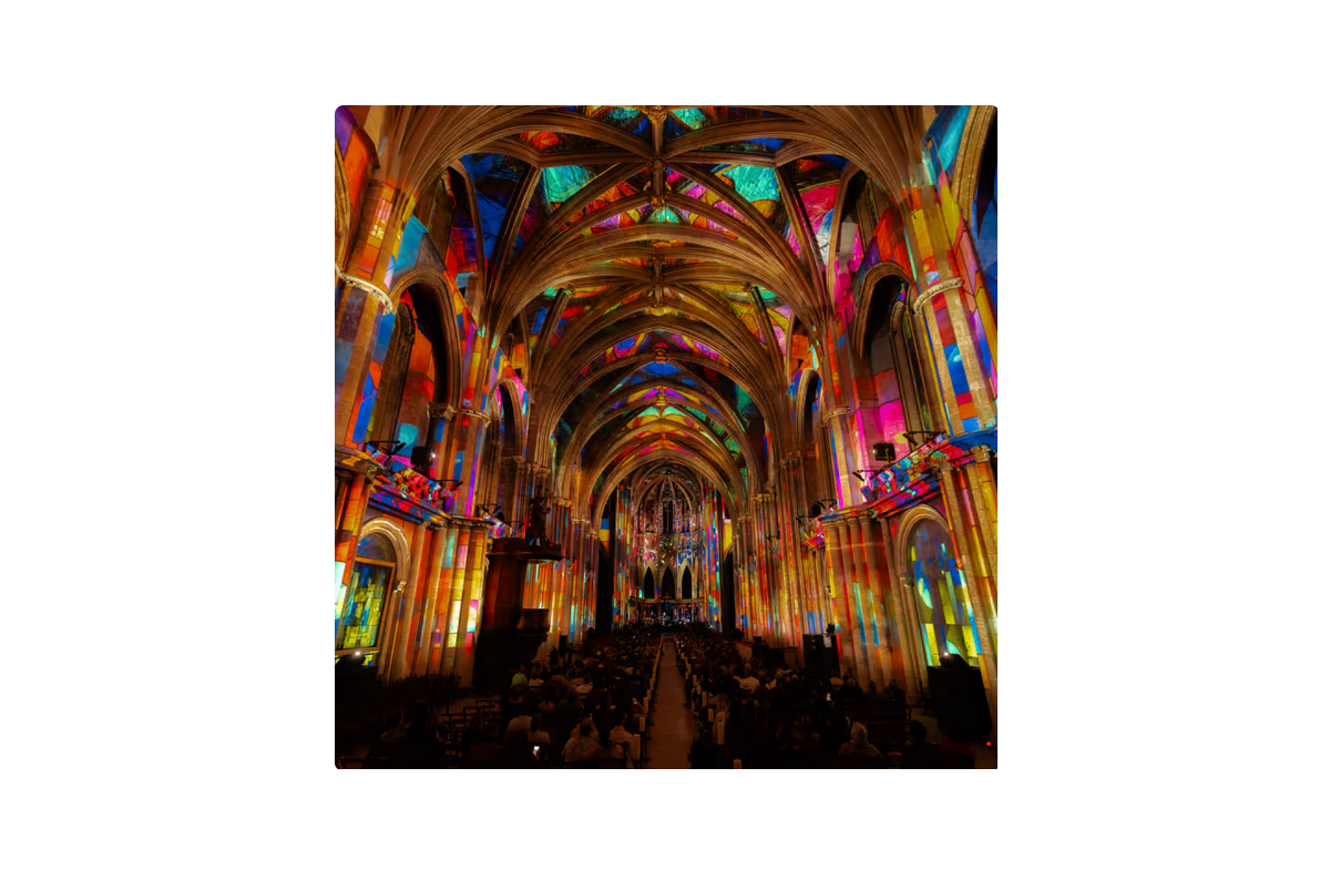 Cathédrale De Bordeaux : Son et Lumière Luminiscence