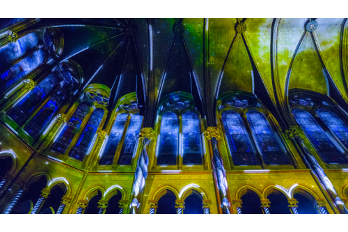 Spectacle de Lumière Dans l'Eglise de Gesu à Toulouse