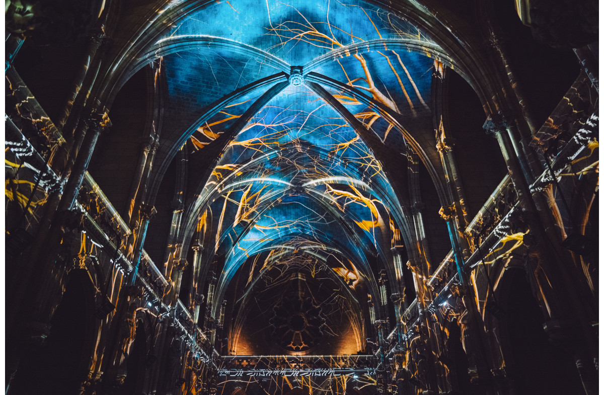 Spectacle de Lumière Dans l'Eglise de Gesu à Toulouse