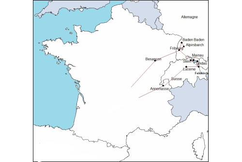 Trésors de l'Allemagne du sud de La Forêt Noire au lac de Constance