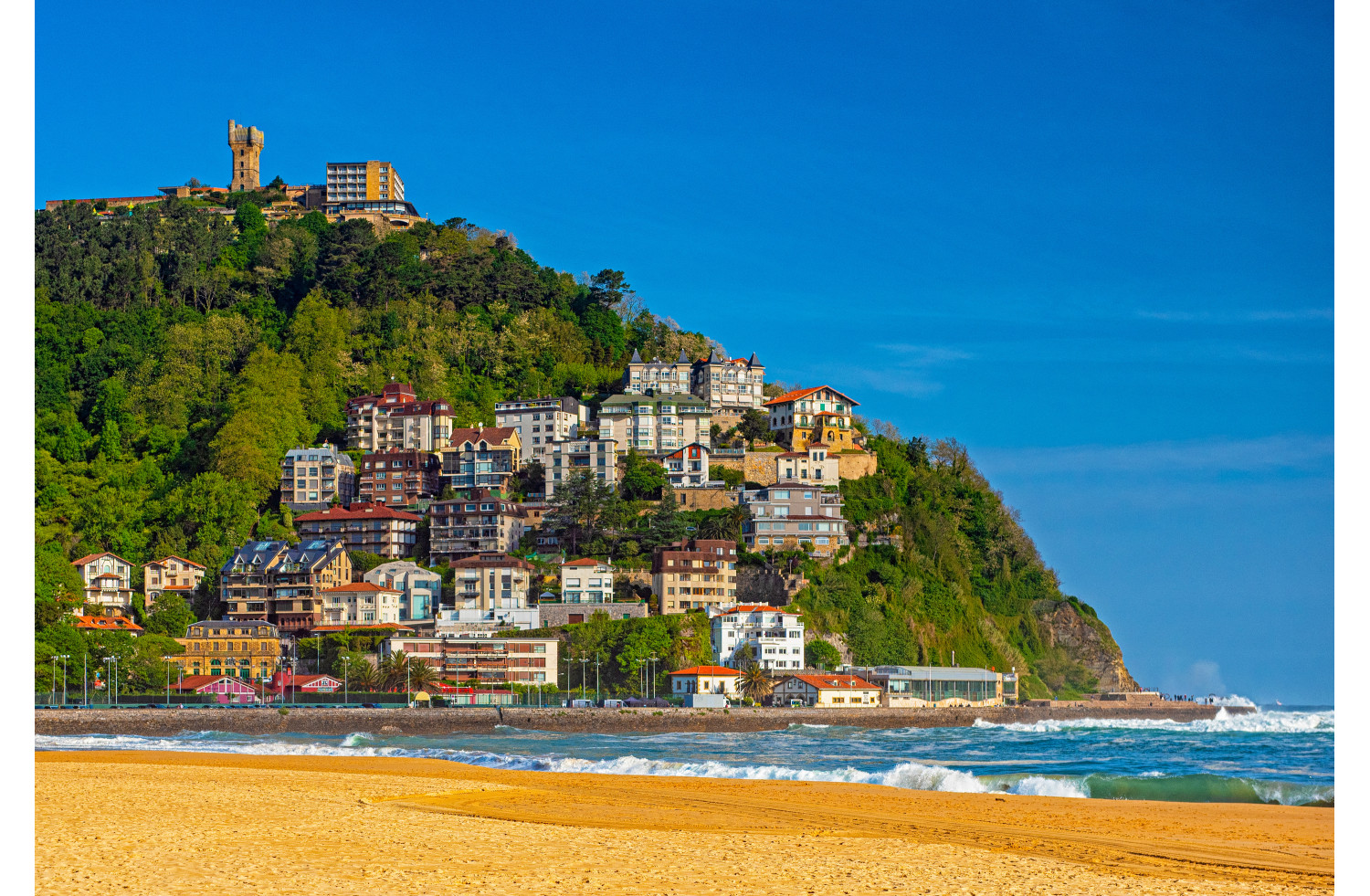 Saint Sébastien et la baie de la Concha