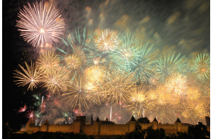 Embrasement de la Cité de Carcassonne