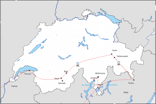 Au coeur de la Suisse : les trains de légende et la Suisse Italienne