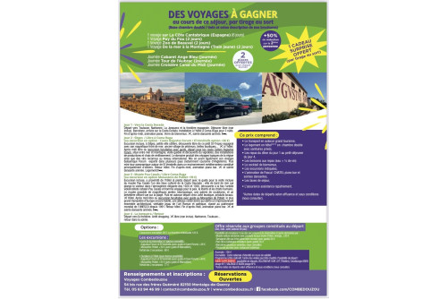 COSTA DORADA - COMA RUGA SEJOUR ANNIVERSAIRE COMBEDOUZOU VOYAGES