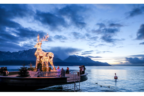 Féerie de Noël au Bord du Lac Leman