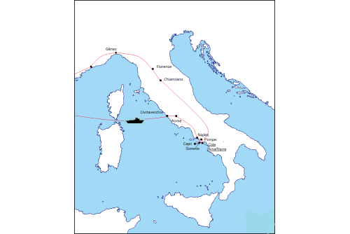 Merveilles d'Italie : Florence, Capri, Rome, Sorrente